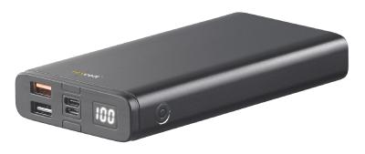revolt Powerbank PB-520.pd mit Quick Charge 3.0 und USB Typ C PD, 20.000 mAh, 3 A, 18 Watt