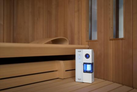 Small, light, handy and elegantly designed: The new SaltProX from KLAFS is the first Microsalt device especially for private customers. So now this unique and patented Technology is easily available and affordable for private households
