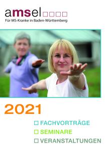 Coverbild der Broschüre / AMSEL Jahresprogramm 2021