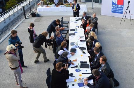 Mediendialog zur DACH+HOLZ International