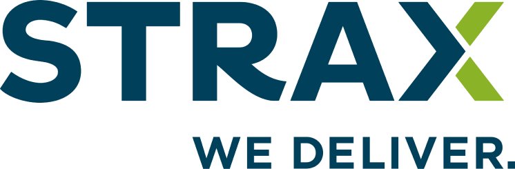 Neuer Markenauftritt für die STRAX GmbH - Logo mit Claim.jpg