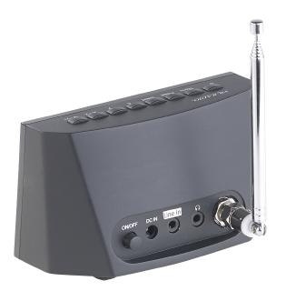 auvisio Digitaler DAB+/FM-Tuner zum Aufrüsten von HiFi-Anlagen DOR-270 mit Radiowecker