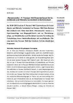 Pressemitteilung 9. Passauer Wolf Expertenforum für Sozialdienste und Klinische Sozialarbeit.pdf