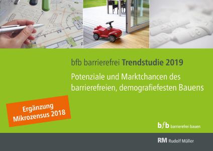 „bfb barrierefrei bauen“ hat die Ergebnisse der Mikrozensus grafisch aufbereitet und als Ergänzung zur bestehenden „bfb barrierefrei Trendstudie 2019“ veröffentlicht