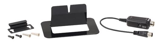 auvisio Aktive Design-Zimmerantenne für DVB-T/T2 & DAB/DAB+, 47 dB,LTE-Filter