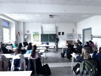 Der Filmemacher Atilla Lifeson gibt Einblicke in den Aufbau des Workshops.