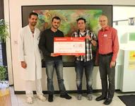 v.l.n.r.: Dr. Andreas Veigel, Samy Hamideh, Boris Reinhardt, Prof. Dr. Peter Schmittenbecher (Bildquelle: Petra Geiger)