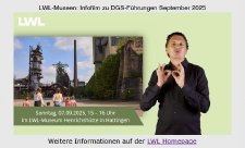 Lars Grombelka gebärdet den Einladungsfilm