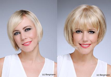 Bergmann Kundin mit Volumenproblem vorher und nachher mit Haartechnik HairPlus1