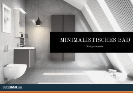 Minimalistisches Bad