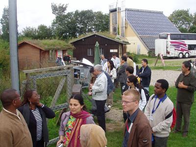 Teilnehmer der internationalen Sommerschule im artefact Powerpark