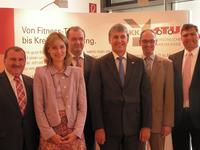 v.l.n.r.: Max Straubinger (MdB), Sigrid König, Manfred Ries, Andreas Schöfbeck, Bernhard Seidenath, Stefan Löwl