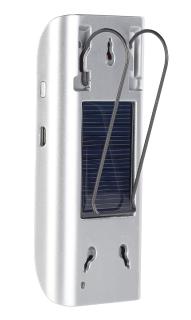 Callstel Kfz-Freispechsystem mit Solar-Panel, Bluetooth 4.0, Multipoint und DSP