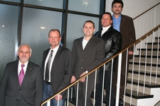 v.l. Präsident Walter Tschischka, Jürgen Simon, Günter Kuntner, Uwe Heinz Sommer, Mehmet Emin Erdem