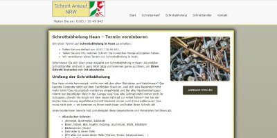 Die Schrottabholung Haan nimmt Ihren Altmetallschrott mit