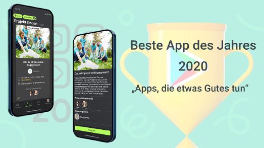 Die App des Jahres in der Kategorie: "Apps, die etwas Gutes tun" ist die FlexHero-App, ein Start-up der Hochschule Worms. Foto / Philipp Klönhammer