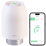 revolt Smartes Heizkörper-Thermostat mit App-Programmierung, Bluetooth