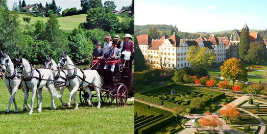 Edle Pferde - historische Kutschen im Linzgau am Bodensee
