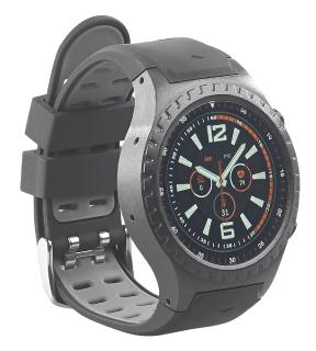 newgen medicals GPS-Handy-Uhr & Smartwatch PW-500.gps für iOS & Android