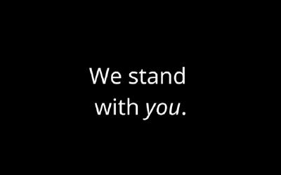 „We stand with you“ – Wir sind an deiner Seite
© Foto: ADRA International