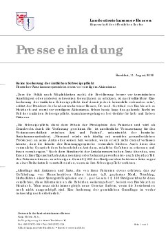 PM_Keine Lockerung der ärztlichen Schweigepflicht.pdf