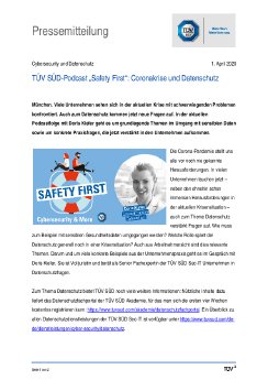TUEV SUED Podcast Coronavirus und Datenschutz.pdf