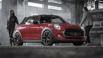 Beliebter Briten-Kleinwagen auf großen Fuß - Tzunamee EVO am Mini Cooper Cabrio