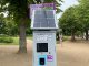 Neue moderne Parkautomaten im Ostseebad