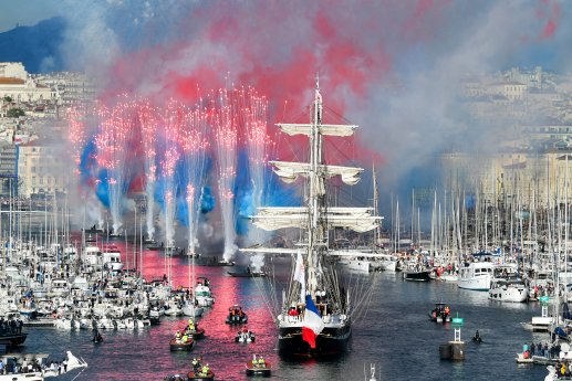 Arivée du Belem à Marseille © AFP - Sylvain Thomas.jpg