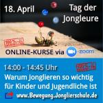 Warum Bewegung & Jonglieren für Kinder & Jugendliche so wichtig ist - So 18.4.21 - 14 Uhr
