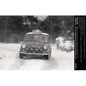 Erneuter Erfolg: Aaltonen und Liddon gewinnen auf Mini Cooper S die Rallye Monte Carlo 1967