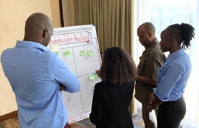 Stakeholder Analyse im Workshop © TourCert