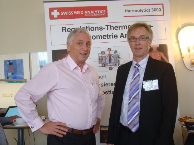 Dr. med. Rainer Matjeka (r.i.B.) und Werner Eidam, CEO Swiss Med Analytics AG auf dem ZAEN .JPG