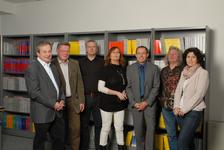 Das Team des Vogel Buchverlags mit seinem Leiter Dr. Rainer Brand (1. von links)