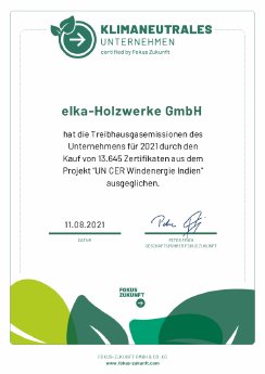 Urkunde Klimaneutrales Unternehmen_elka-Holzwerke GmbH.pdf