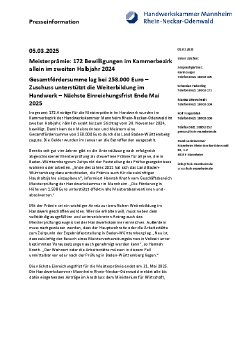 pri25-03-05_Meisterprämie - 172 Bewilligungen im Kammerbezirk allein im zweiten Halbjahr 2024.pdf