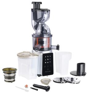 Rosenstein & Sohne 3in1-Slow-Juicer & Entsafter mit Gemuse-Reibe & Eis-Aufsatz, 200 Watt - PEARL ...