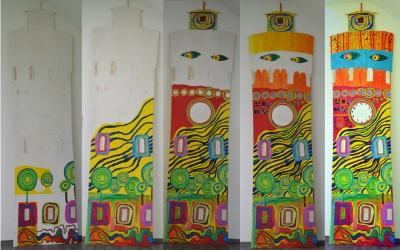 Lindauer Leuchtturm - Hundertwasser Arbeitsphasen