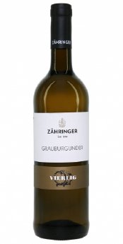 Der wunderbare Badener Tischwein Zähringer Vierlig Grauburgunder Bioaus dem Jahr  2013.jpg