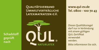 QUL-Matratzenaufkleber / Bildquelle: QUL e.V.