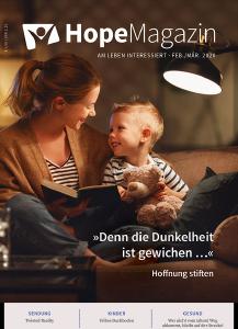 Titelseite der neuen Zeitschrift HopeMagazin