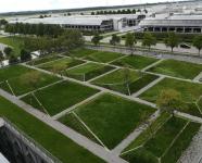 Vom Garagendach bis zum Parkhaus können mit Dachbegrünung Biotope geschaffen werden.