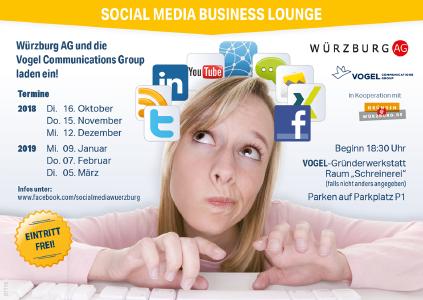 Aktuelle Termine der "Social Media Business Lounge"