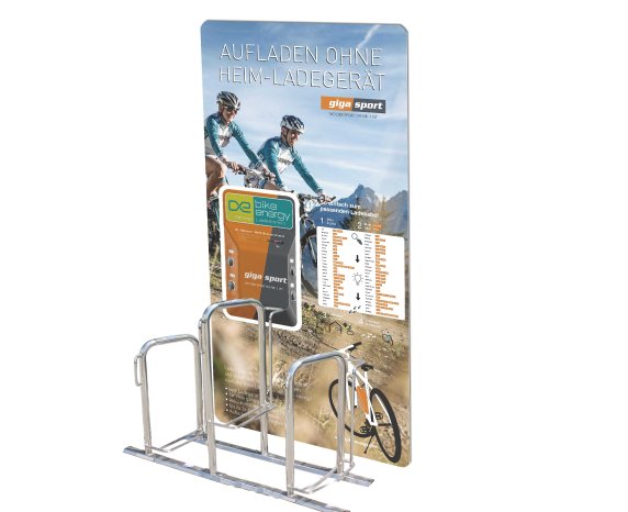 bike-energy Ladestation POINT P4B + Rückwandplatte + Fahrradständer (Gigasport).jpg
