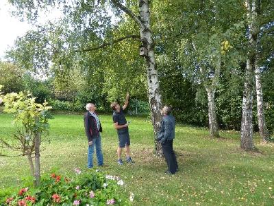 Bei der Begehung des Klinikparks am 22.09.2017