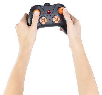 Simulus 2in1-Quadrocopter & Auto m. HD-Kamera, 2,4-GHz-Fernsteuerung, WLAN