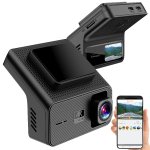 Lescars 4K-UHD-Dashcam mit GPS MDV-3170, 1,47″ IPS-Display, G-Sensor, Parkwächter, App