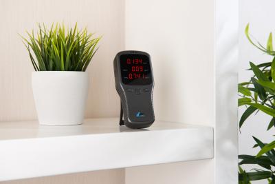 AGT 5in1-Akku-Feinstaub-Messgerät für HCHO, PM1/2,5/10 und TVOC