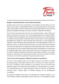 Bungalows - Entspanntes Wohnen für jedes Alter - Town & Country Haus.pdf