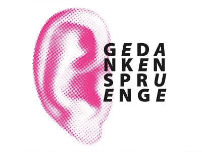 Ganz Ohr für Forschung, Kultur und Gesellschaft: der Podcast Gedankensprünge von MHL, UzL und THL / Grafik: Alexandra Klenke-Struve